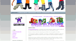 Desktop Screenshot of alquilaunhinchable.com